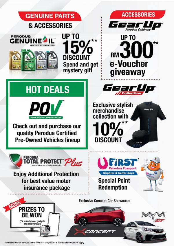 autos, car brands, cars, aftersales, automotive, malaysia, malaysia autoshow, perodua, promotion, perodua offers exclusive deals and cash prizes up to rm20,000 at malaysia autoshow 2019