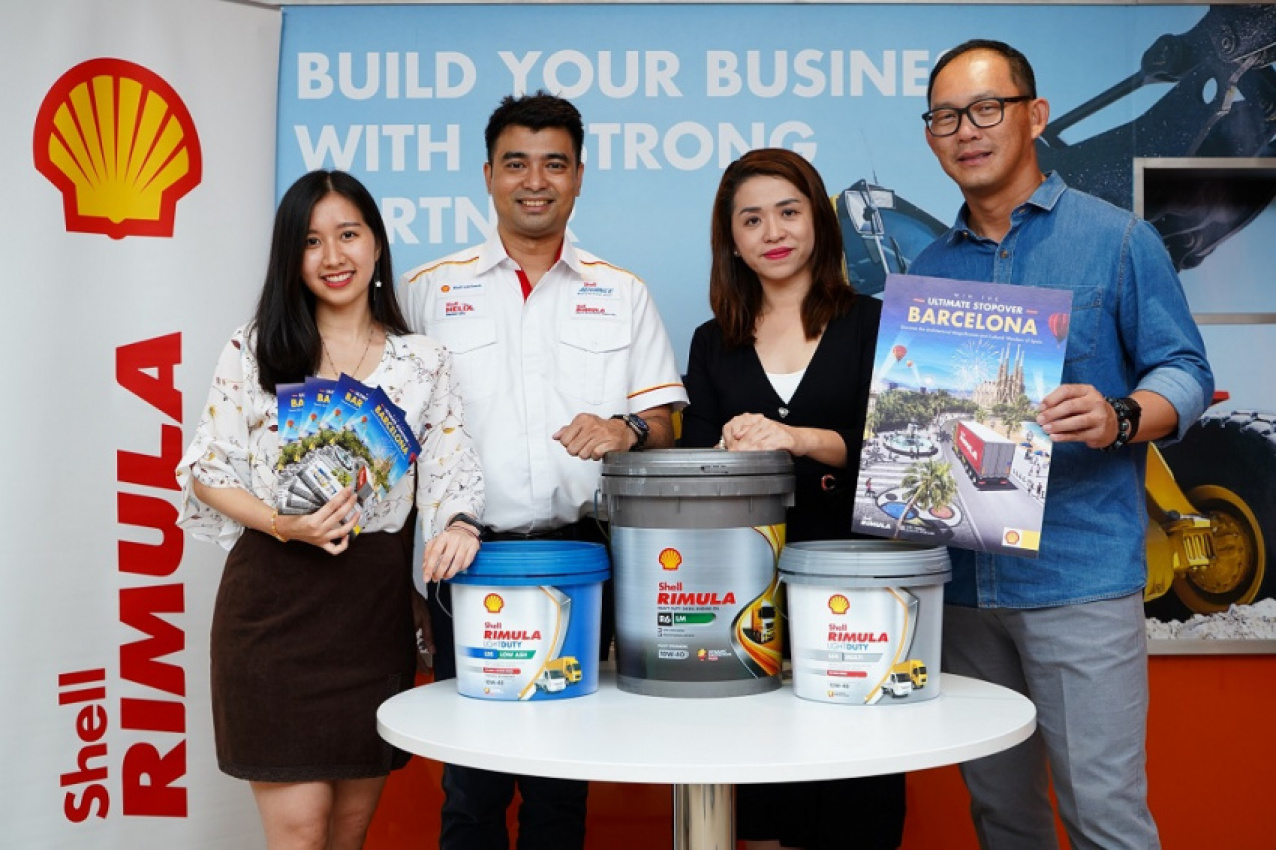 autos, cars, commercial vehicles, diesel engine oil, engine lubricants, light duty, malaysia, pick up truck, promotion, rimula, shell, shell malaysia, shell malaysia trading, shell rimula, truck, new light duty shell rimula range launched; barcelona is 2019 shell ultimate stopover destination