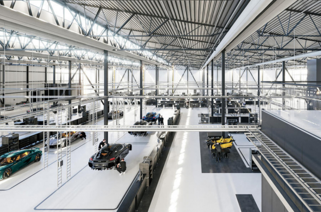 autos, car news, cars, koenigsegg, news, car production, industry news, koenigsegg building new futuristic factory