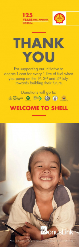 autos, cars, featured, shell, fuel up with shell to help needy children