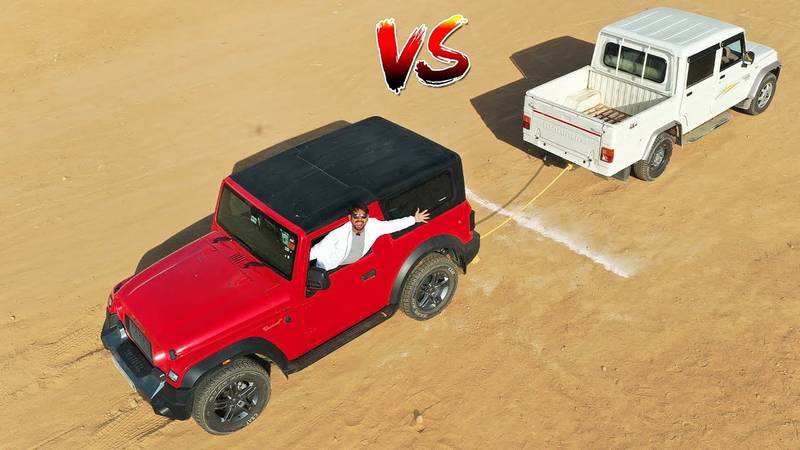 article, autos, cars, mahindra, epic tug of war: mahindra thar vs mahindra bolero camper