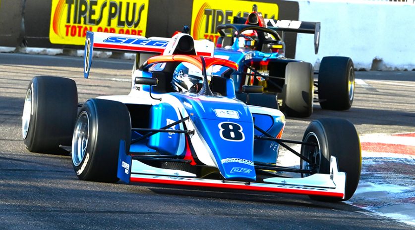 all indycar, autos, cars, siegel is faultless in st. petersburg indy pro 2000 battle