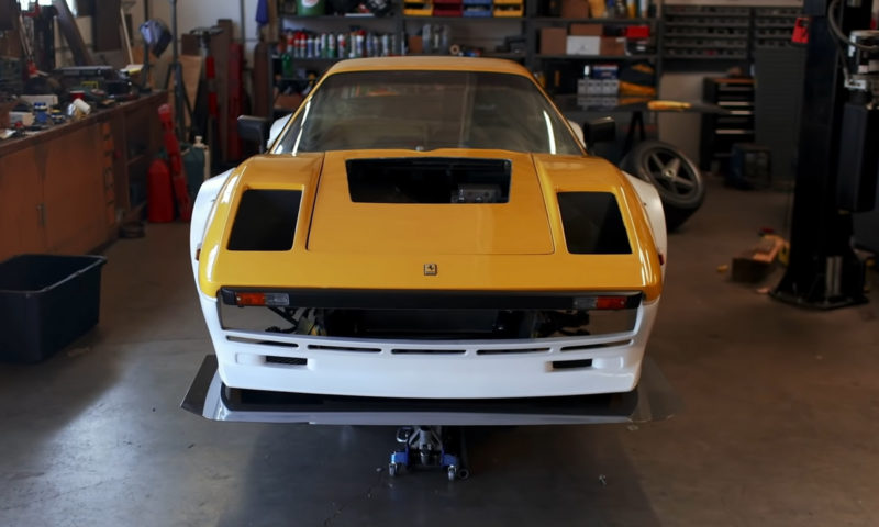 autos, cars, ferrari, news blogs, custom build, ferrari 308, ferrari 308 gtbi, honda, honda k series, honda k24, k24, k24 swap, liberty walk, liberty walk 308, k-swapped ferrari 308 gtbi built for time attack and not for purists 