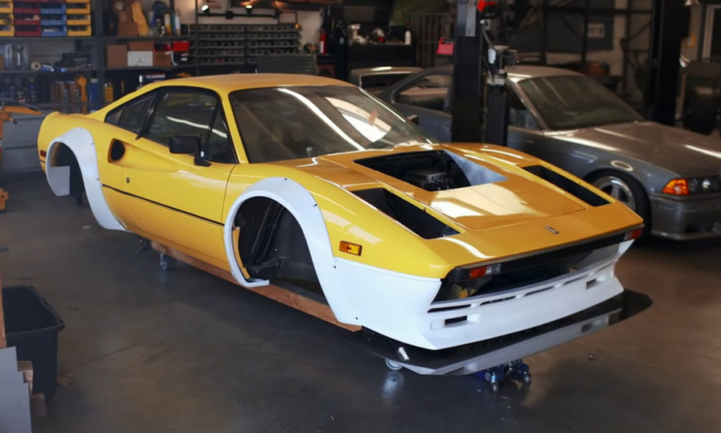 autos, cars, ferrari, news blogs, custom build, ferrari 308, ferrari 308 gtbi, honda, honda k series, honda k24, k24, k24 swap, liberty walk, liberty walk 308, k-swapped ferrari 308 gtbi built for time attack and not for purists 