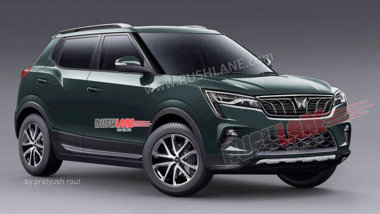 cars, mahindra, reviews, 2023 mahindra xuv300 facelift render in new colour options