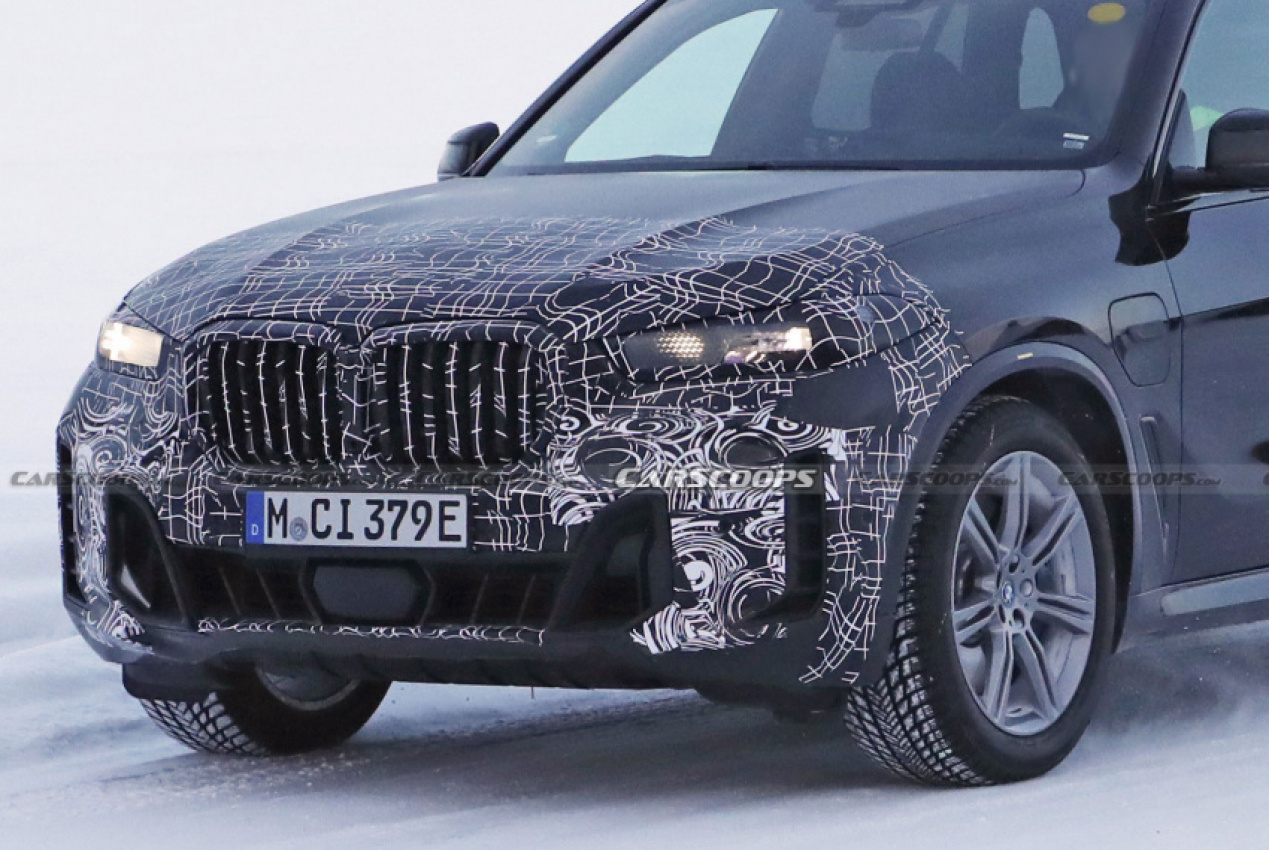autos, bmw, cars, news, bmw scoops, bmw x5, scoops, facelifted bmw x5 spotted with an aggressive new bumper