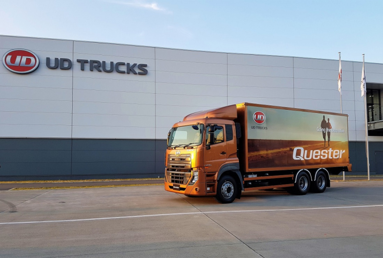 autos, cars, commercial vehicles, trucks, ud trucks, ud trucks rolls out 15,000th quester in bangkok; continues commitment of “going the extra mile” for its customers
