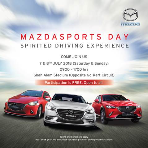 autos, car brands, cars, mazda, bermaz, malaysia, mazdasports division, mazdasports day for everyone: 7 – 8 july 2018