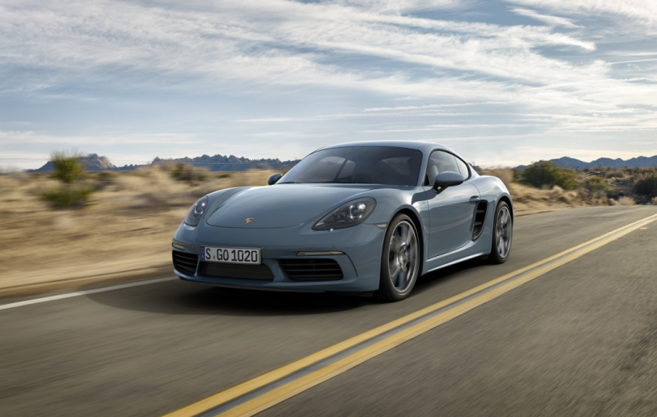 autos, car brands, cars, porsche, new porsche cayman 718 – with down-sized engines; more power, less road tax