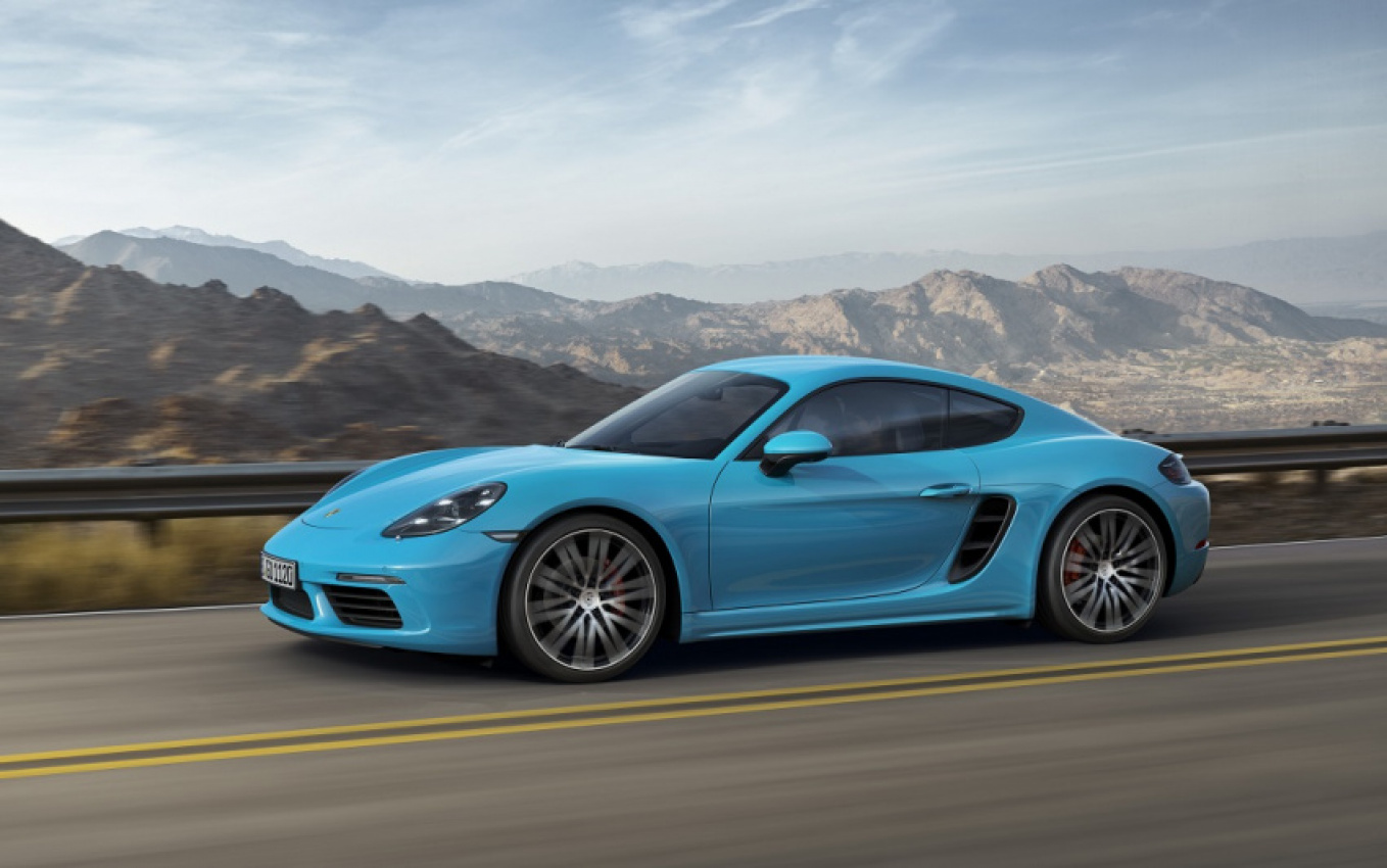 autos, car brands, cars, porsche, new porsche cayman 718 – with down-sized engines; more power, less road tax