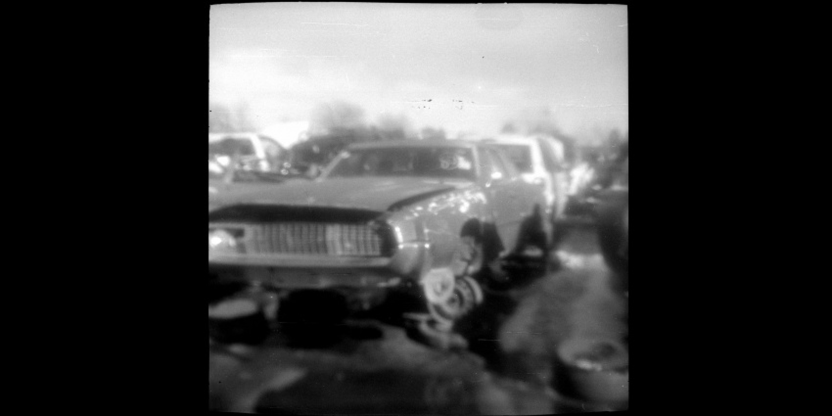 autos, cars, diy, ford, distressed ford thunderbirds photographed with brumberger thunderbird camera