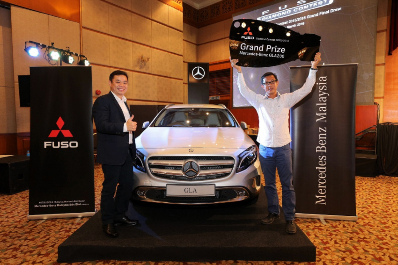 autos, cars, featured, mercedes-benz, fuso, mercedes, mercedes-benz malaysia, mercedes-benz malaysia commercial vehicles announces grand prize winner for 2015 diamond fuso contest finale