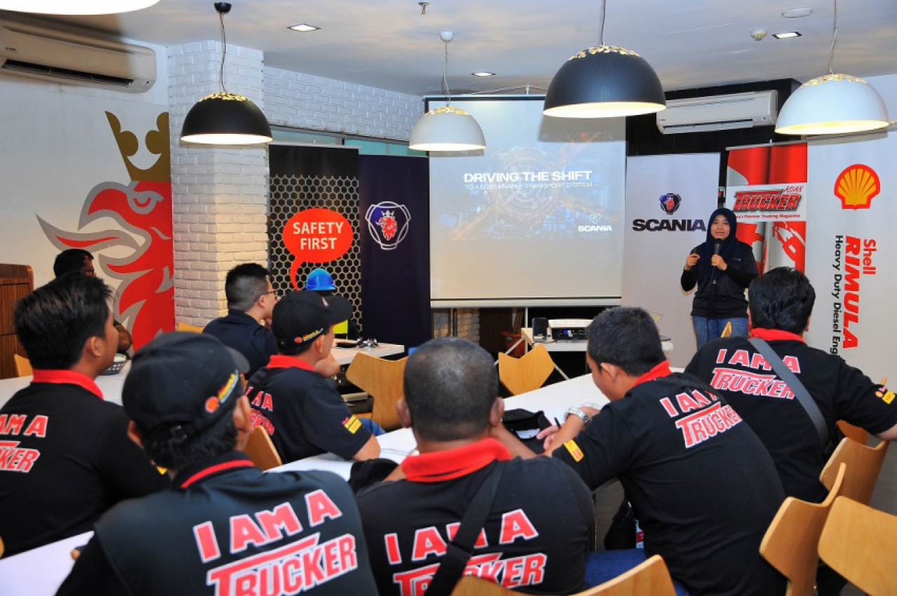 autos, cars, commercial vehicles, scania, scania malaysia hosts asian trucker drivers club safety workshop