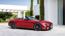 autos, cars, mercedes-benz, mg, mercedes, mercedes-amg sl 43 reportedly coming with four-cylinder engine