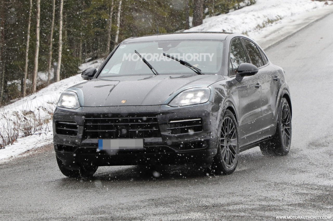 autos, cars, porsche, luxury cars, performance, porsche cayenne, porsche cayenne news, porsche news, spy shots, suvs, videos, vnex, youtube, 2023 porsche cayenne coupe spy shots and video: major changes pegged for mid-cycle refresh