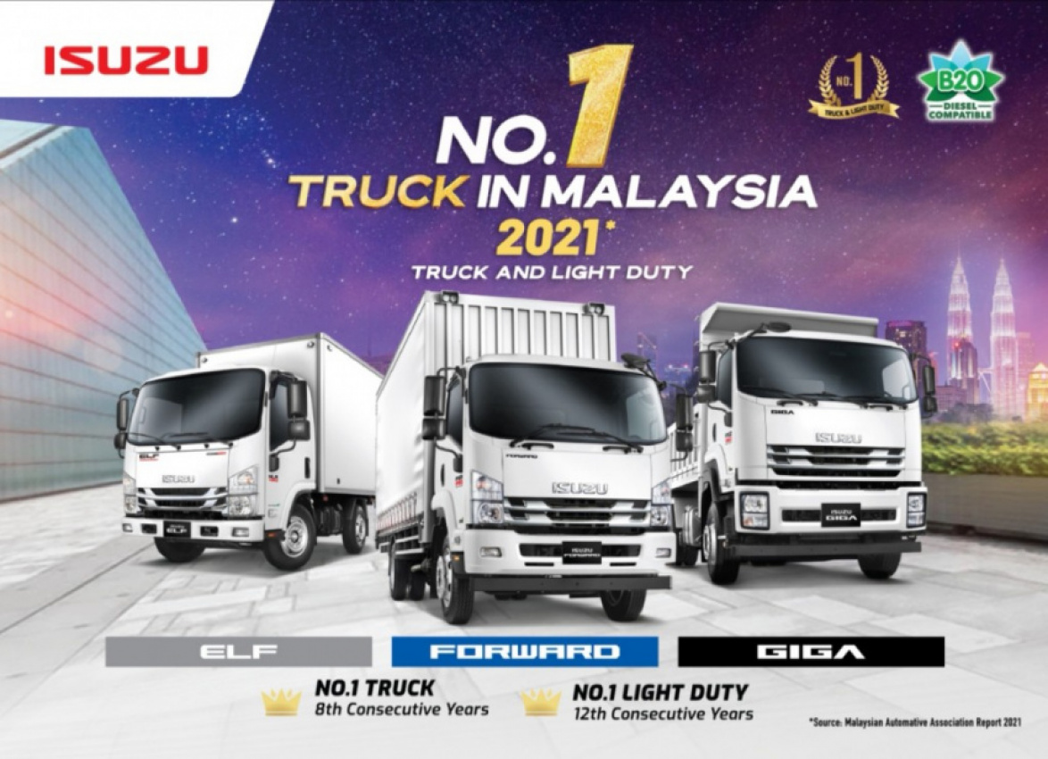 autos, cars, isuzu, autos isuzu, isuzu retains top truck brand titles in malaysia