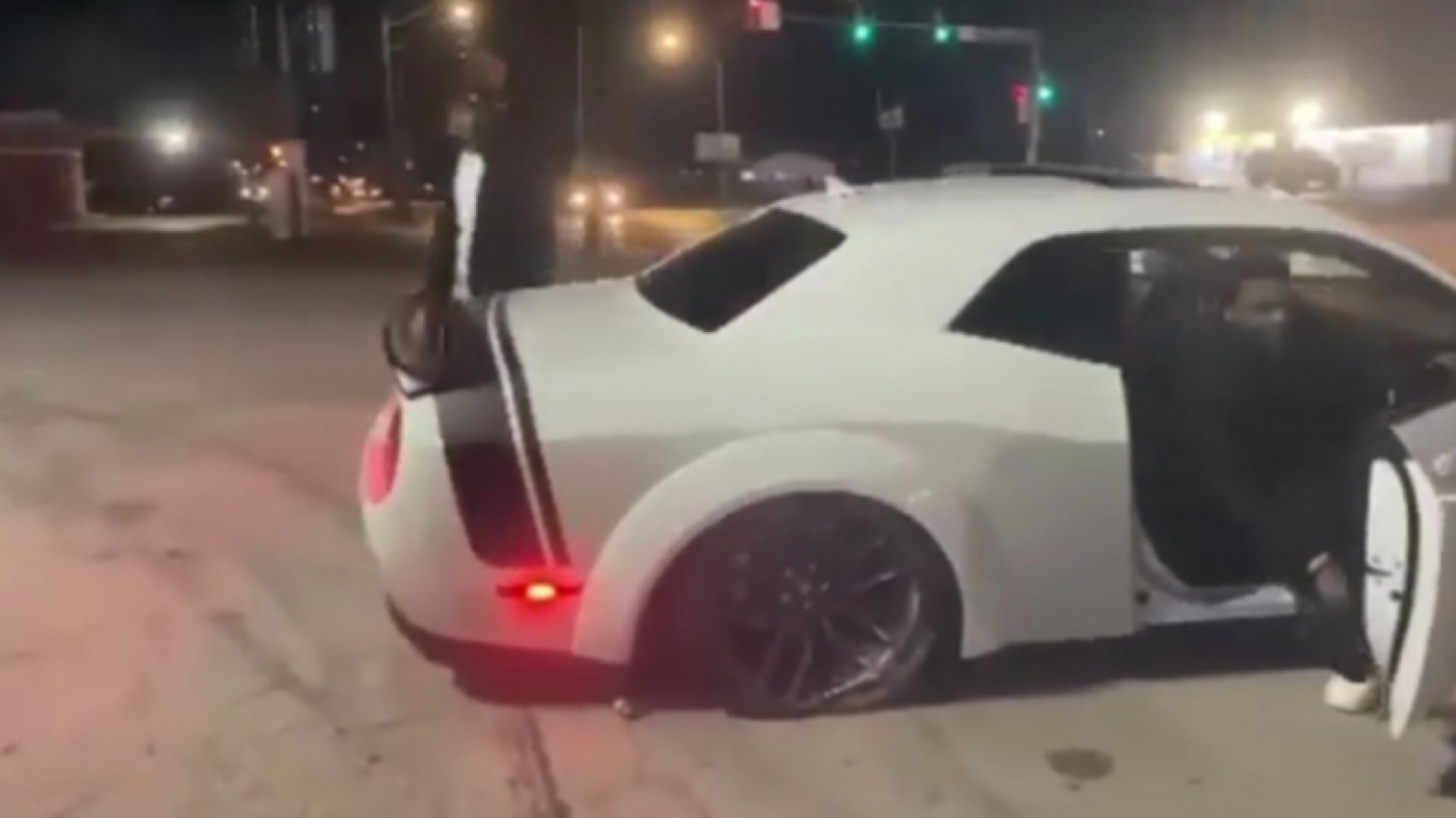 autos, cars, dodge, american, asian, celebrity, classic, client, europe, exotic, features, handpicked, luxury, modern classic, muscle, news, newsletter, off-road, sports, trucks, dodge challenger widebody wrecks into curb