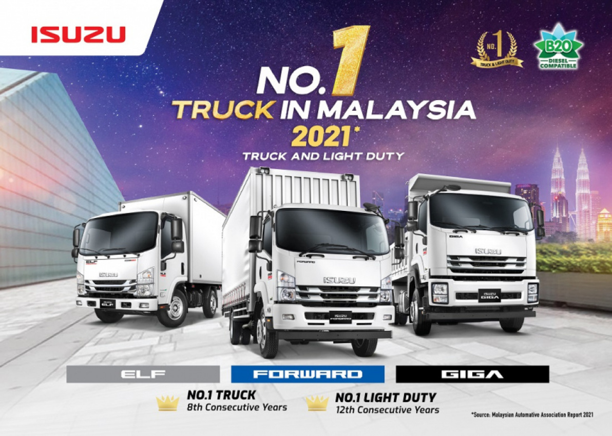 autos, cars, commercial vehicles, isuzu, commercial vehicles, isuzu malaysia, malaysia, microsoft, trucks, microsoft, isuzu retains title of top commercial truck brand in malaysia