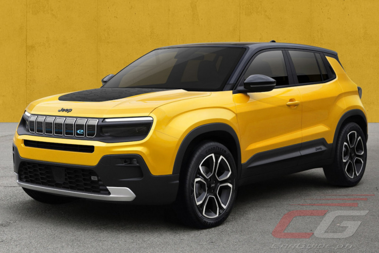 autos, cars, jeep, electric vehicles (ev), jeep corporate, news, jeep reveals first images of first-ever ev