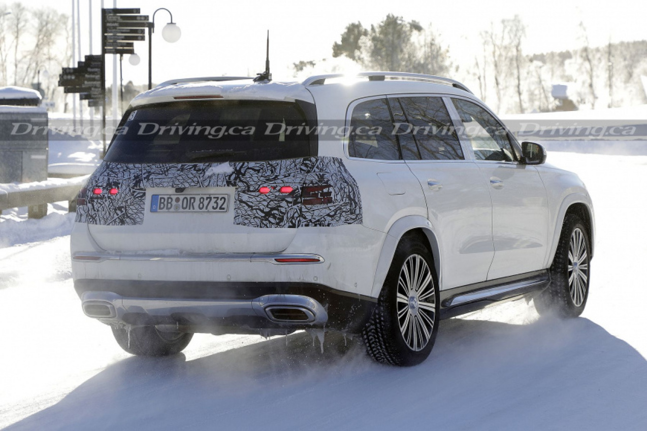 autos, cars, luxury, maybach, mercedes-benz, mercedes, spied! the mercedes-maybach gls gets a mid-cycle refresh