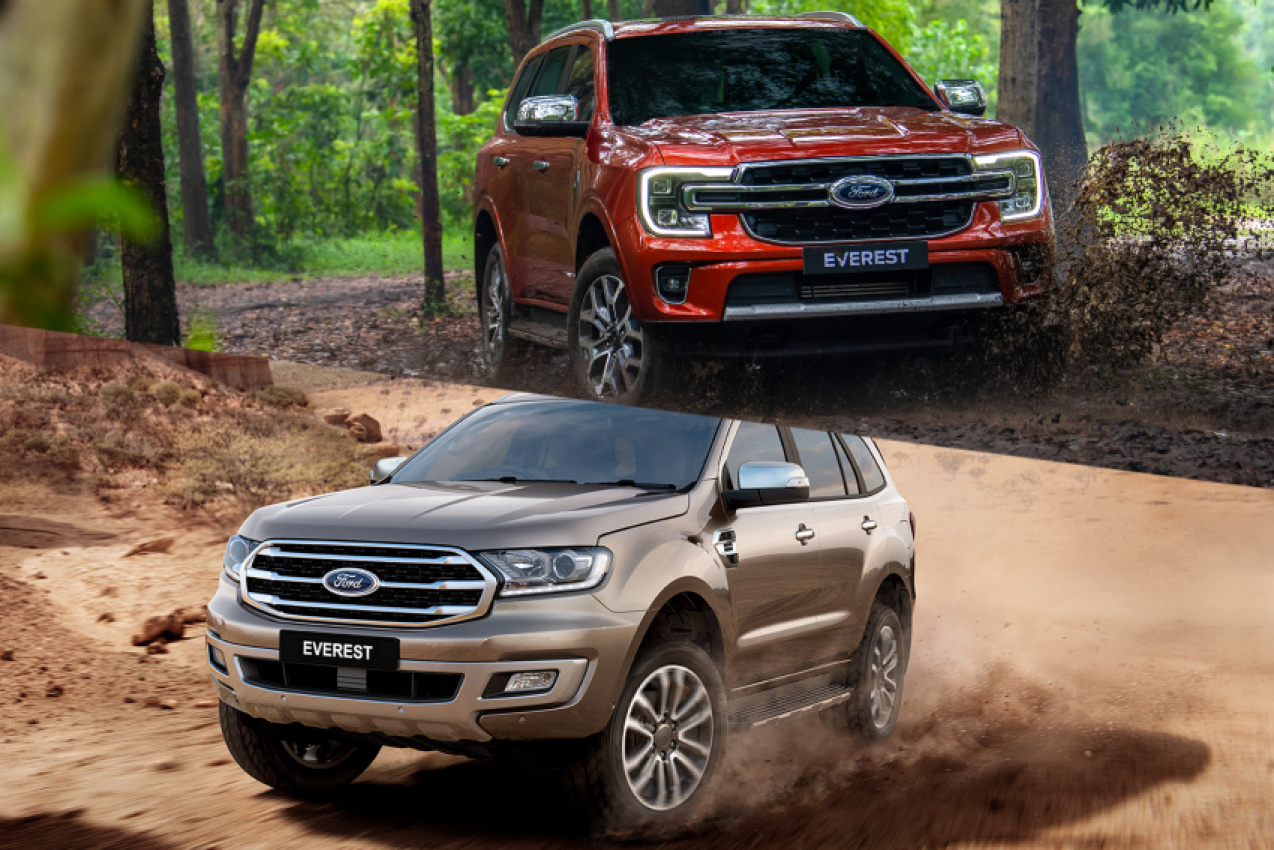 autos, cars, feature stories, features, ford, everest, ford everest, style check: 2021 vs 2023 ford everest