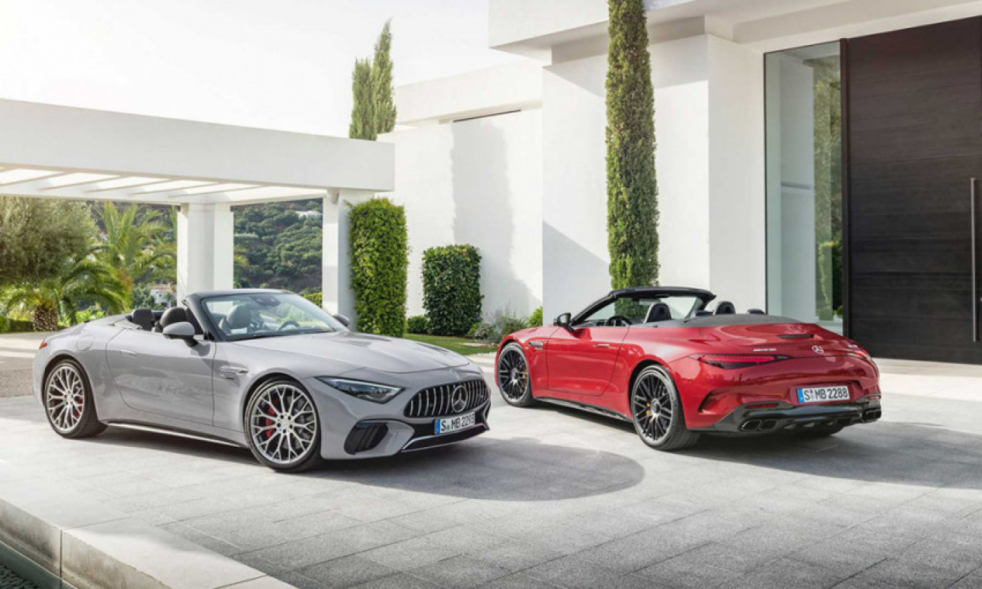 autos, cars, mercedes-benz, mg, new models, amg, hybrid, mercedes, mercedes sl, mercedes sl 43, mercedes sl 55, mercedes sl 63, mercedes-amg, entry-level four-banger mercedes-amg sl 43 reportedly in the works