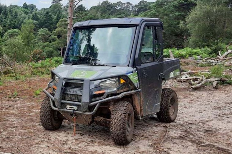 cars, move electric, the electric all-terrain vehicle helping to maintain a country park – move electric