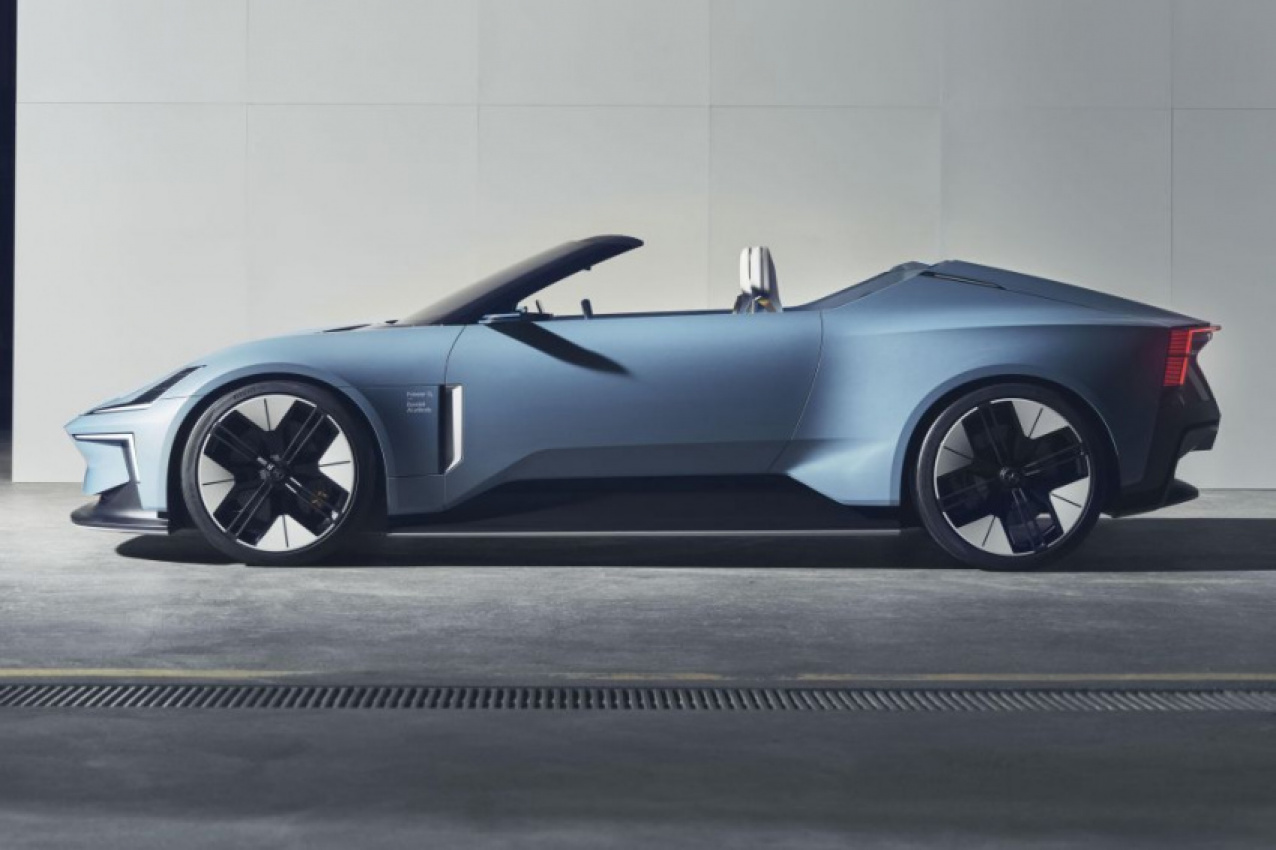 autos, cars, polestar, polestar o2 concept unveiled with built-in drone