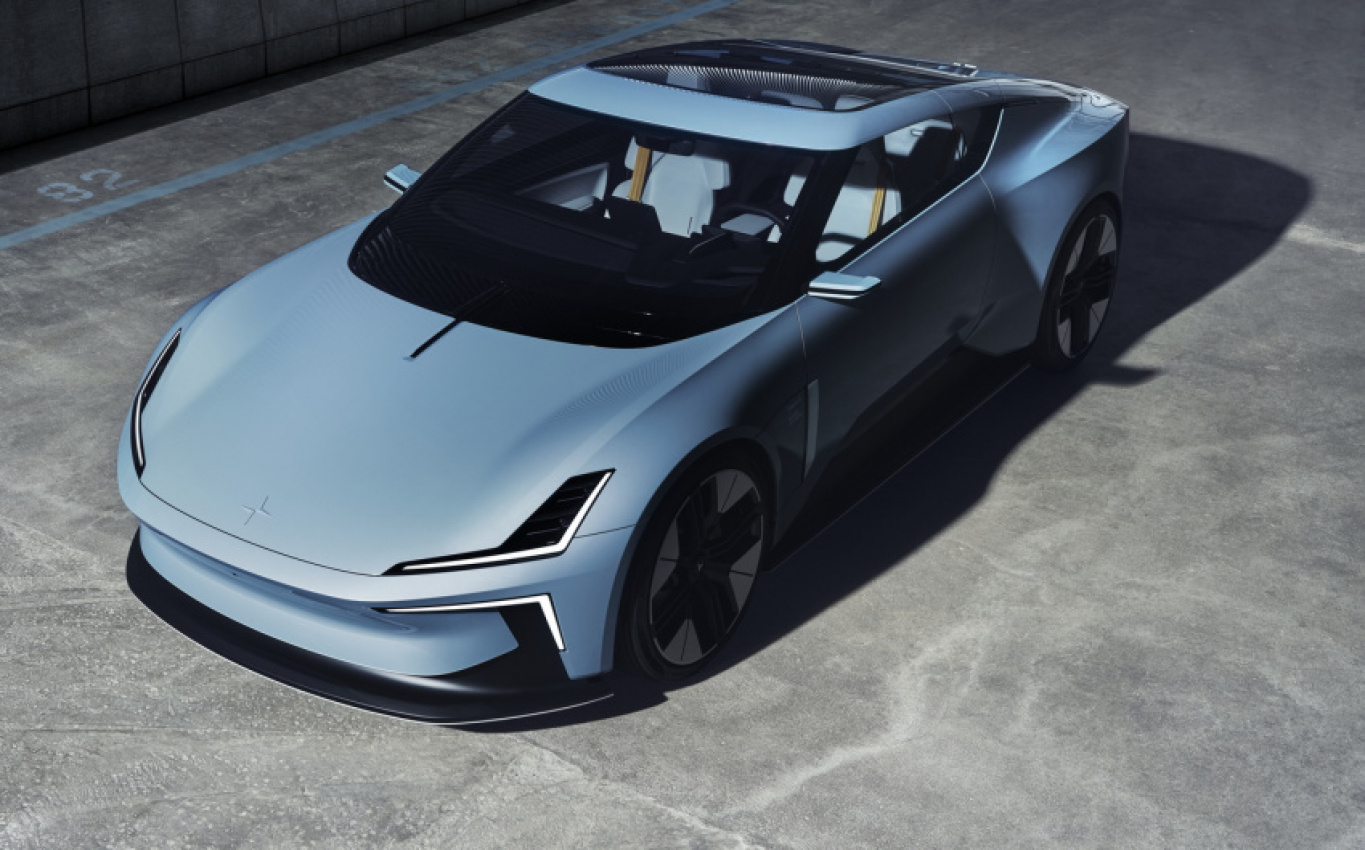 autos, cars, news, polestar, concept cars, electric cars, roadster, speedster, polestar o2 speedster is a stunning droptop electric car concept with attached drone