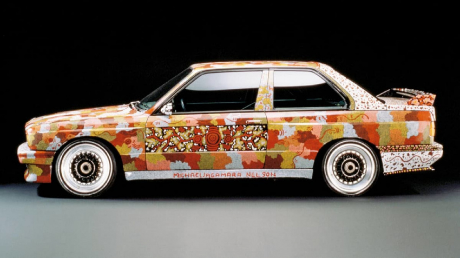 autos, cars, mercedes-benz, mercedes, australian artist drez creates one-off mercedes-benz 190e 2.3-16 cosworth art car
