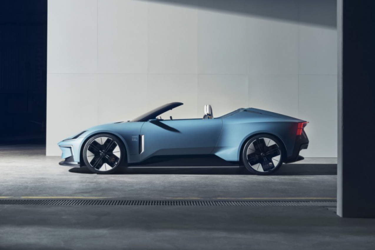 autos, cars, electric vehicles, geo, polestar, concept car, convertible, electric car, electric roadster, ev, o2, roadster, polestar o2: gorgeous ev roadster concept with a built-in video drone