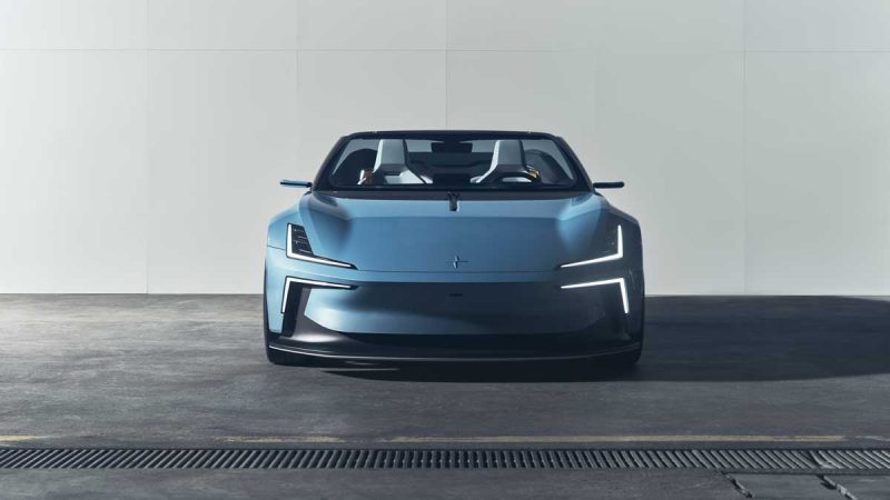 autos, cars, polestar, polestar teases new hard-top electric convertible, with its own drone