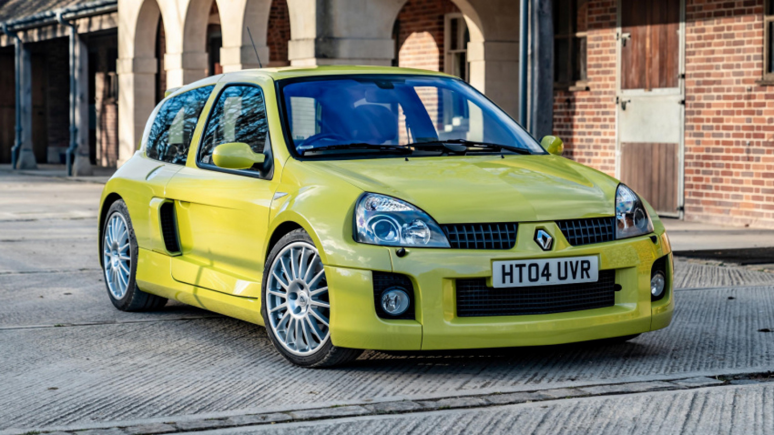 autos, cars, renault, retro, this renault clio v6 just sold for… £90,000