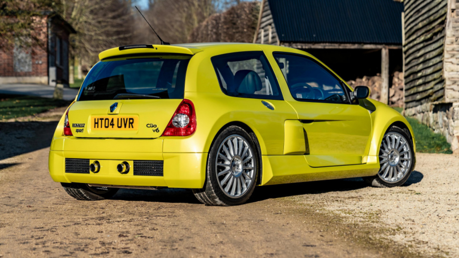 autos, cars, renault, retro, this renault clio v6 just sold for… £90,000