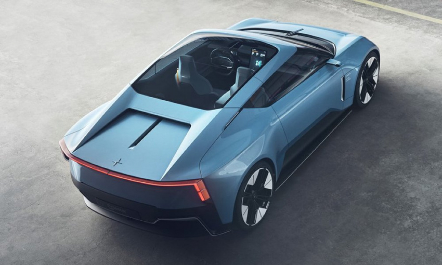 autos, cars, polestar, reviews, the stunning polestar o2 electric roadster concept comes with its own drone