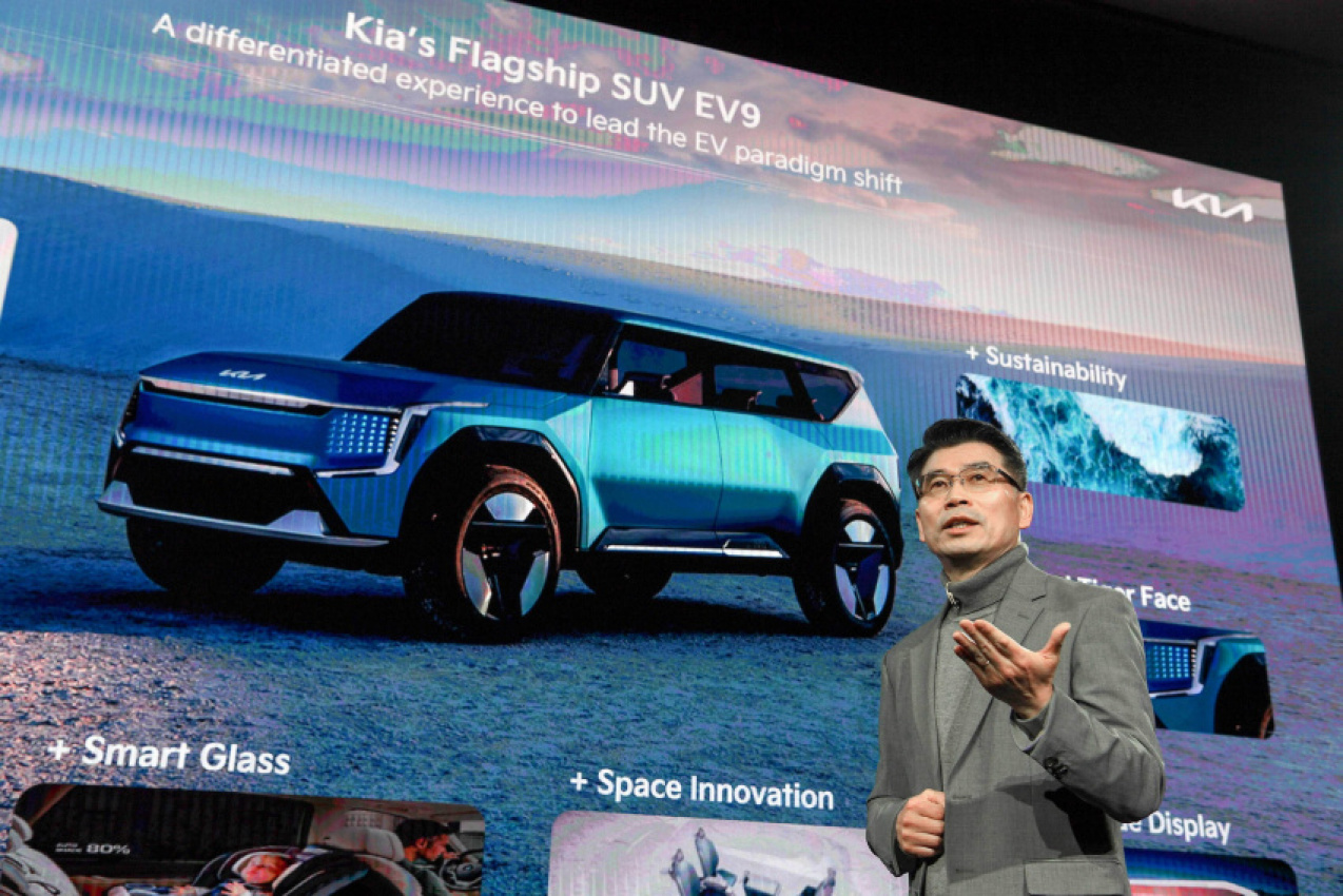 autos, cars, kia, news, autonomous, electric vehicles, industry, kia ev9, kia to offer 14 bevs by 2027 including two pickups and an entry-level ev