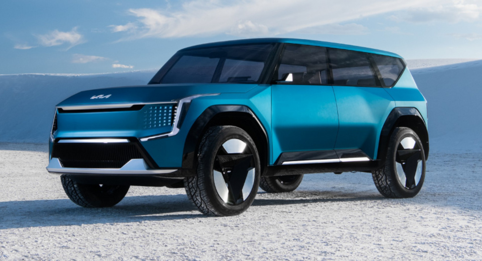 autos, cars, kia, news, autonomous, electric vehicles, industry, kia ev9, kia to offer 14 bevs by 2027 including two pickups and an entry-level ev