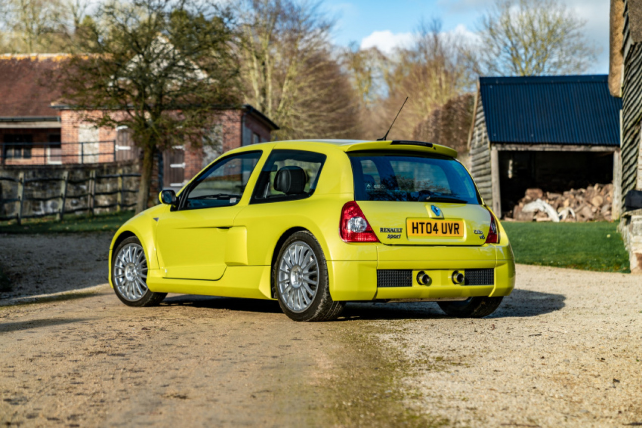autos, cars, news, renault, auction, hot hatch, renault clio, used cars, a 2004 renault clio v6 phase 2 just sold for a record $120,000