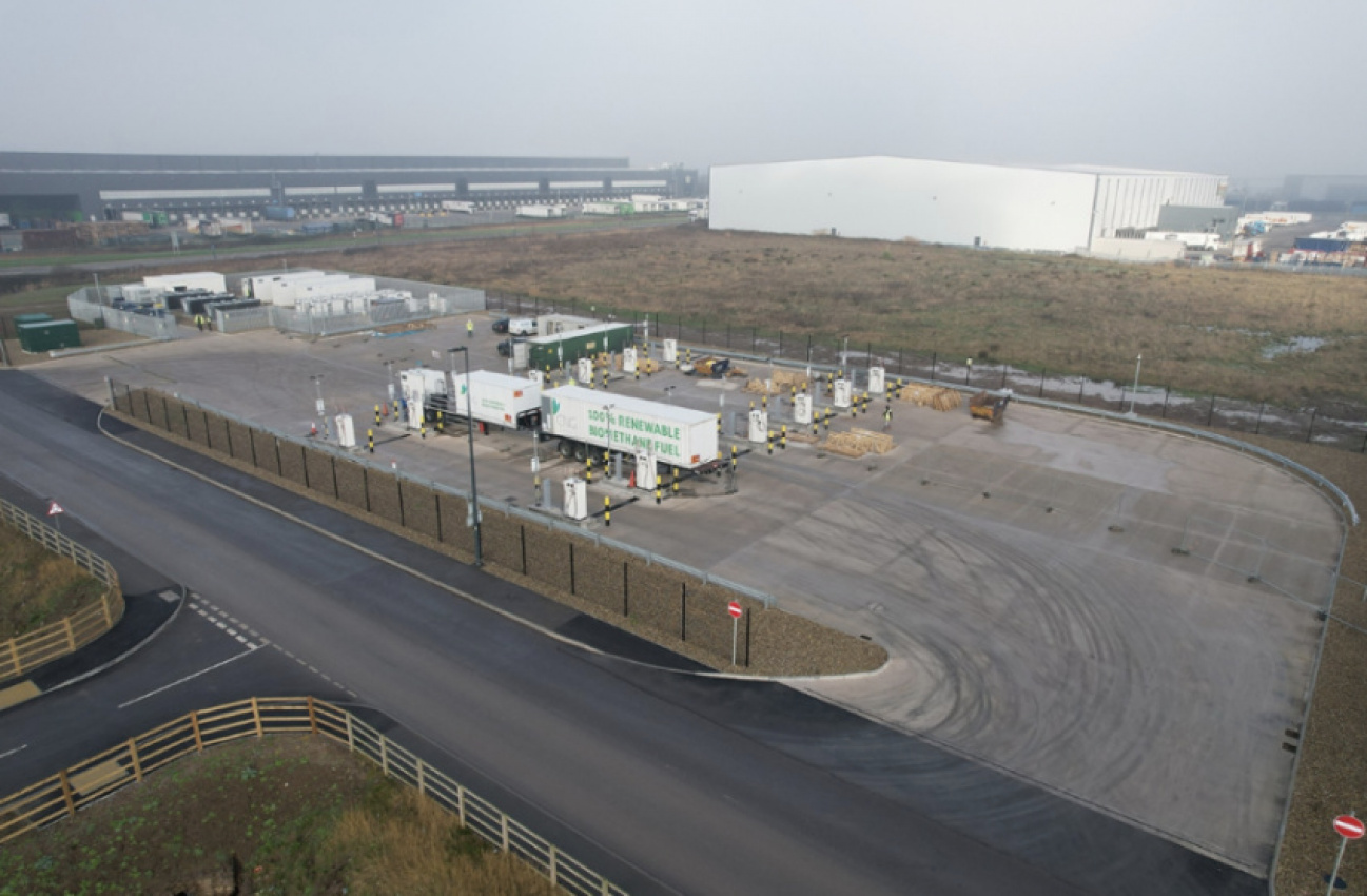 autos, cars, electric vehicles, alternative fuels, amazon, manufacturing, mobility, amazon, world’s largest public access biomethane refuelling station opens