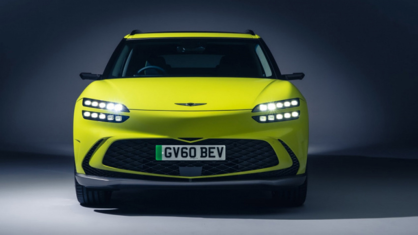 autos, cars, genesis, hp, electric cars, genesis gv60 priced from £47,005 – 423bhp sport plus tops the range