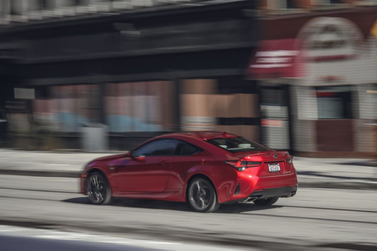 android, autos, cars, lexus, reviews, android, tested: 2022 lexus rc350 f sport awd is off the pace yet still has appeal