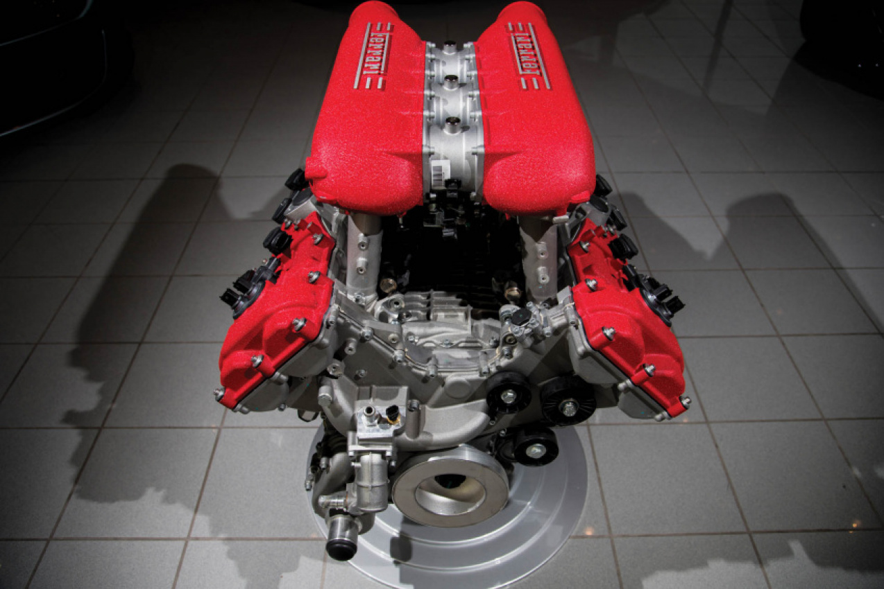 autos, cars, ferrari, news, chevrolet, corvette, ferrari 458, reports, chevy bought a ferrari 458 engine from ebay to help develop corvette z06’s flat-plane crank v8