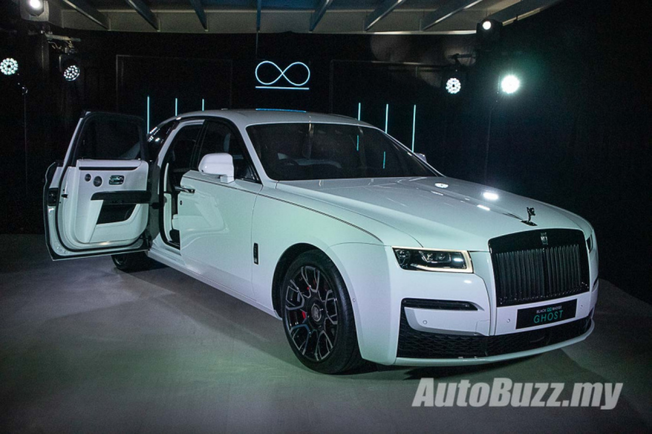 autos, car launches, cars, rolls-royce, facts & figures: rolls-royce black badge ghost launched in malaysia from rm1.8mil