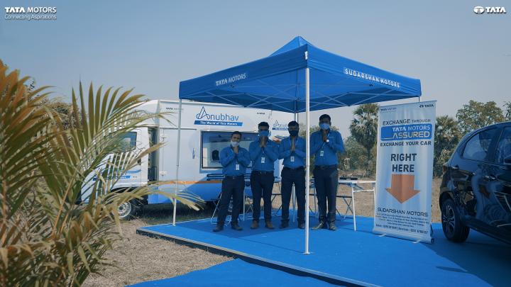autos, cars, dealerships & showrooms, indian, industry & policy, tata, tata motors introduces 'anubhav' mobile showrooms