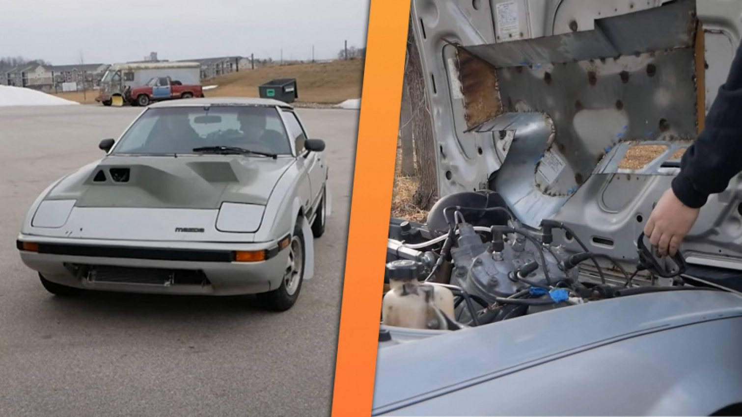 autos, cars, mazda, snowmobile-powered mazda rx-7 makes a great case for two-stroke swaps