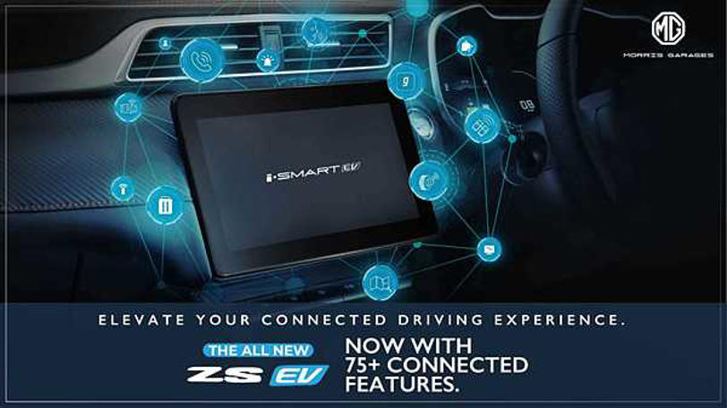 autos, cars, mg, mg zs, android, 2022 mg zs ev to offer over 75 connected car features