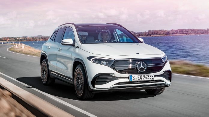 autos, cars, mercedes-benz, news, mercedes, mercedes-benz teases fully-electric eqa – brand’s first ev in malaysia to launch soon!