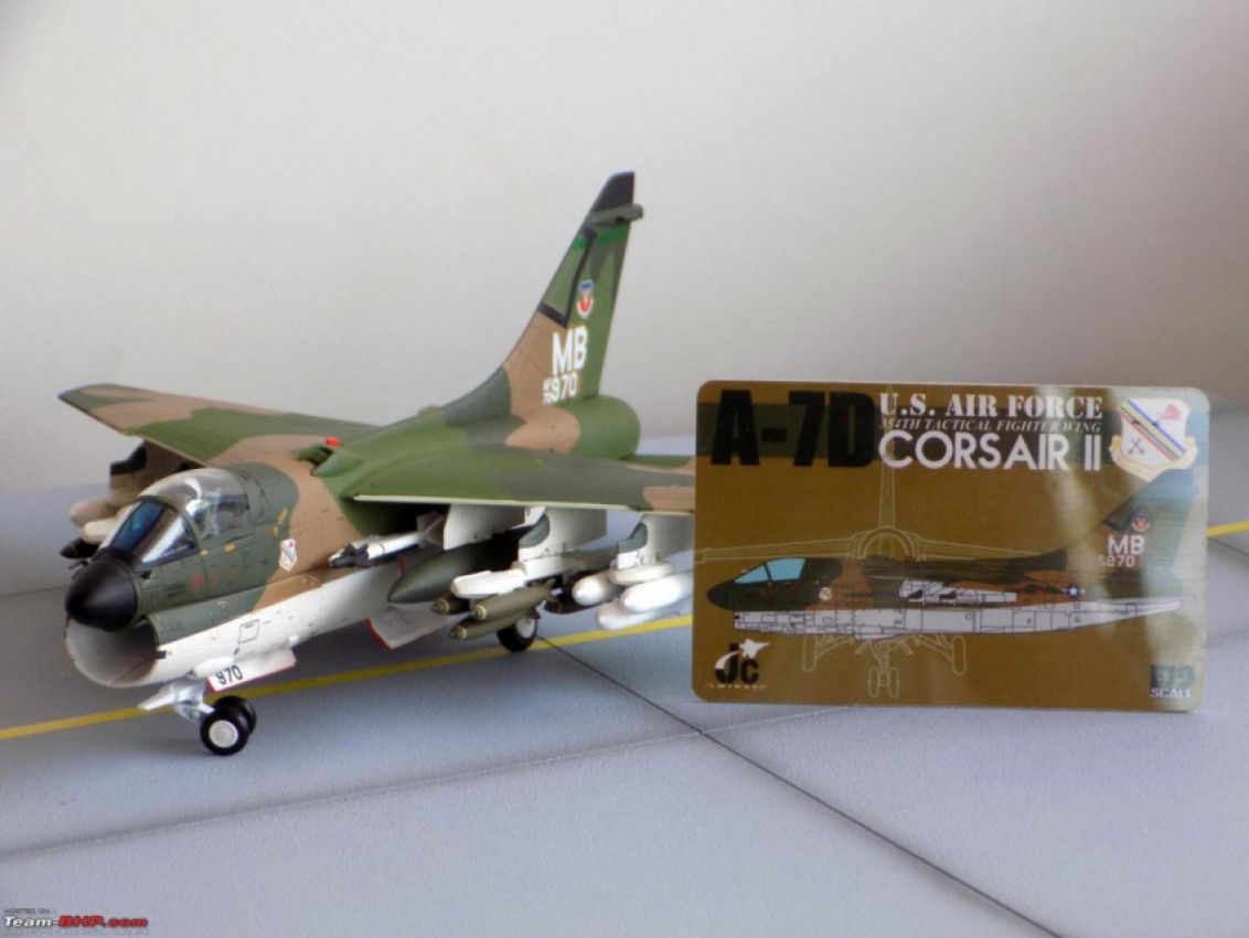 autos, cars, aircraft, indian, member content, scale models, a-7d corsair ii us air force aircraft: history & scale model