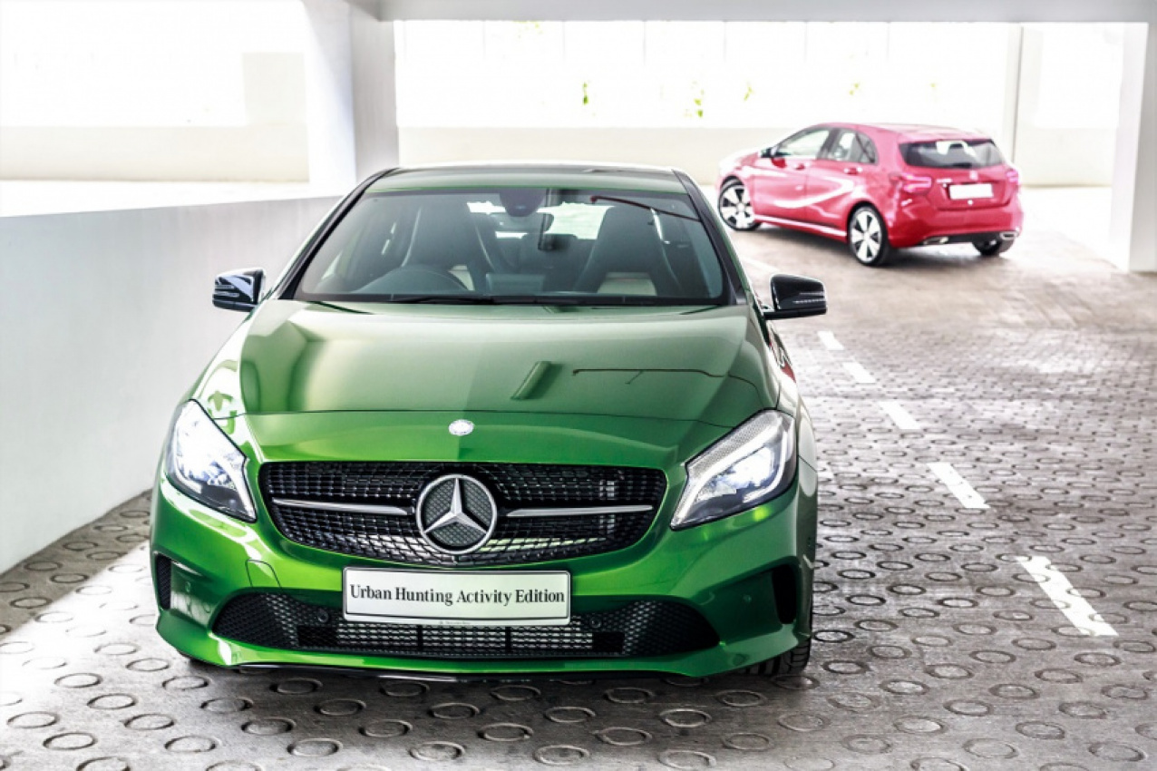 autos, car brands, cars, mercedes-benz, mercedes, mercedes-benz malaysia offers limited a-class urban hunting activity edition