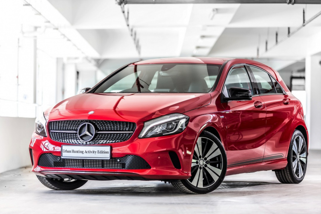 autos, car brands, cars, mercedes-benz, mercedes, mercedes-benz malaysia offers limited a-class urban hunting activity edition